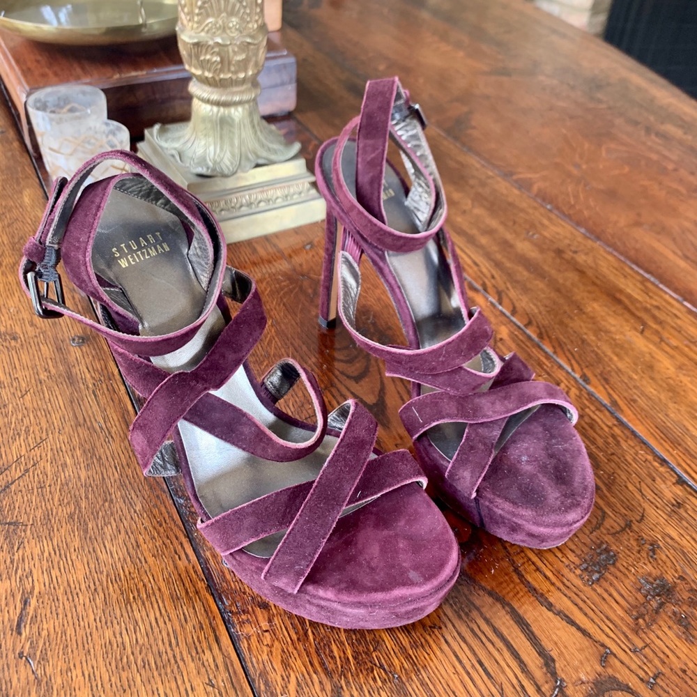 Stuart Weitzman W Size 9 Velvet Stiletto Heels